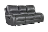 Keily Gray 3-Piece Reclining Living Room Set from Steve Silver - Luna Furniture
