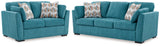 Keerwick Queen Sofa Sleeper and Loveseat from Ashley - Luna Furniture