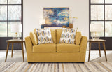 Keerwick Sunflower Sofa, Loveseat, Ottoman and 2 Chairs from Ashley - Luna Furniture