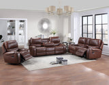 Keily Brown 3-Piece Manual Reclining Living Room Set from Steve Silver - Luna Furniture