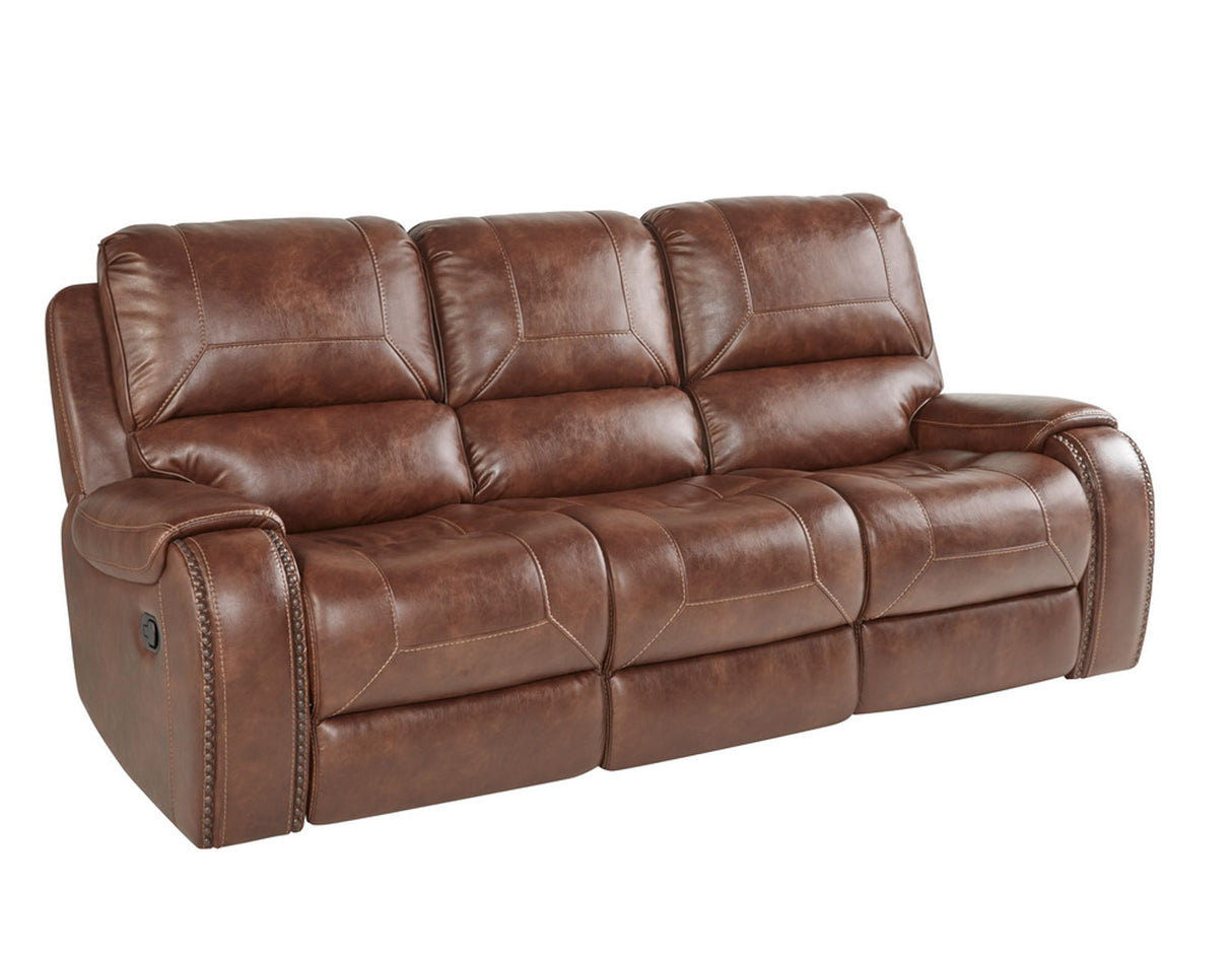 Keily Brown 3-Piece Manual Reclining Living Room Set from Steve Silver - Luna Furniture