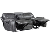Keily Gray 3-Piece Reclining Living Room Set from Steve Silver - Luna Furniture
