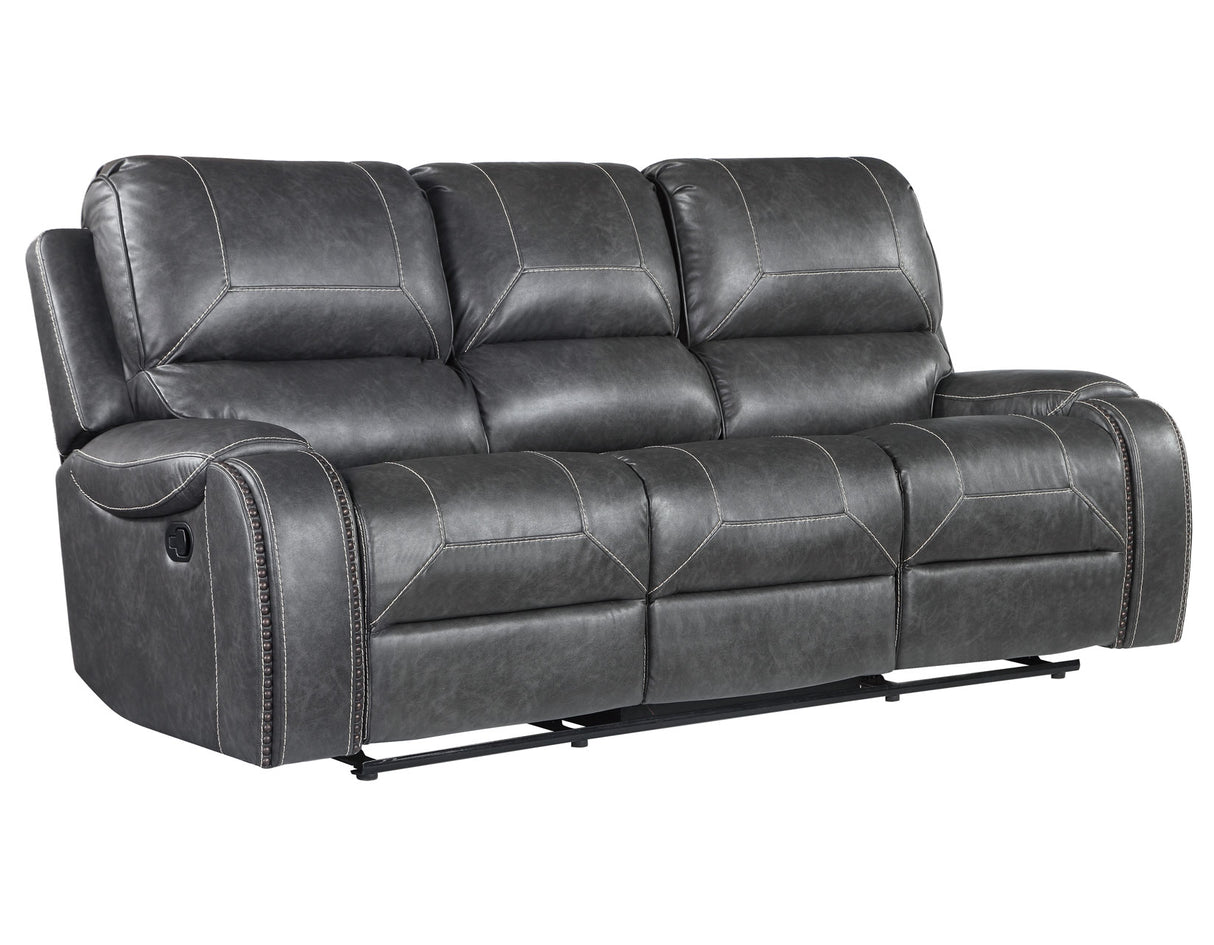 Keily Gray 3-Piece Reclining Living Room Set from Steve Silver - Luna Furniture