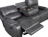 Keily Gray 3-Piece Reclining Living Room Set from Steve Silver - Luna Furniture