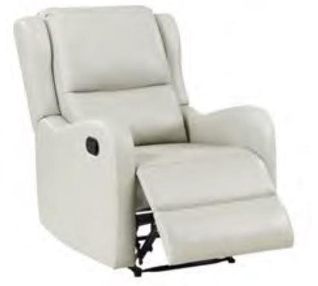 Kelsey Upholstered Recliner Chair Ivory  - 609373