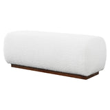 Kelvin Ivory Boucle Bench from Midinmod - Luna Furniture