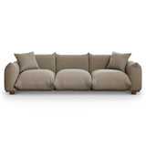 Kely 100'' Mocha Boucle Upholstered Sofa from Midinmod - Luna Furniture