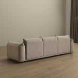 Kely 100'' Mocha Boucle Upholstered Sofa from Midinmod - Luna Furniture