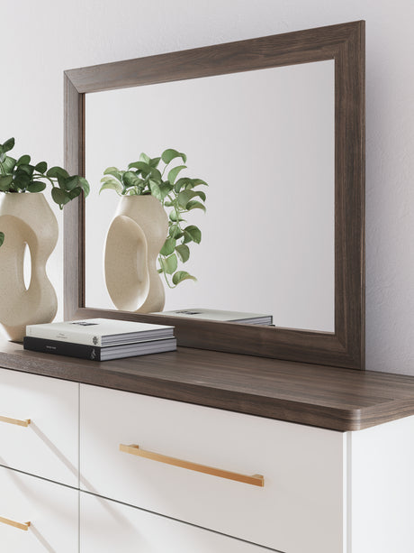 Kendanport King Platform Bed, Dresser, Mirror and Nightstand from Ashley Furniture - Luna Furniture
