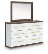 Kendanport King Platform Bed, Dresser, Mirror and Nightstand from Ashley Furniture - Luna Furniture