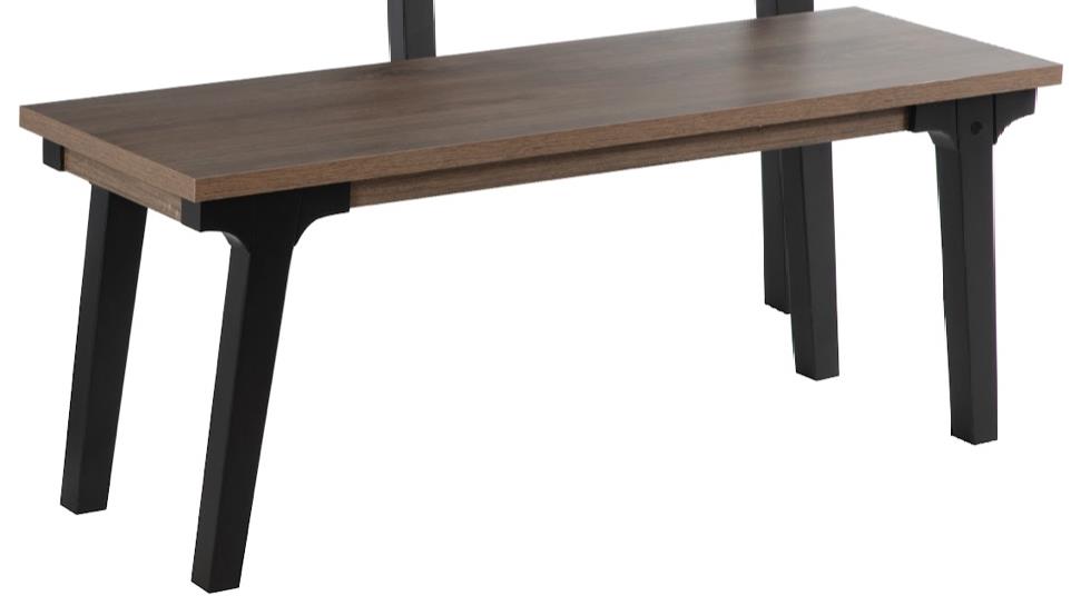 Kennedy Light Walnut Bench from Bellona - Luna Furniture