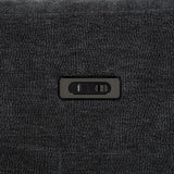 Kennett Dark Gray Chenille Upholstered Power Reclining Sofa from Coaster - Luna Furniture