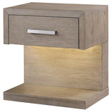 Kenora Barley Brown 1-Drawer Nightstand from Coaster - Luna Furniture