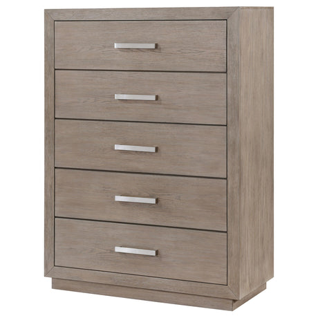 Kenora Barley Brown 5-Drawer Bedroom Chest from Coaster - Luna Furniture