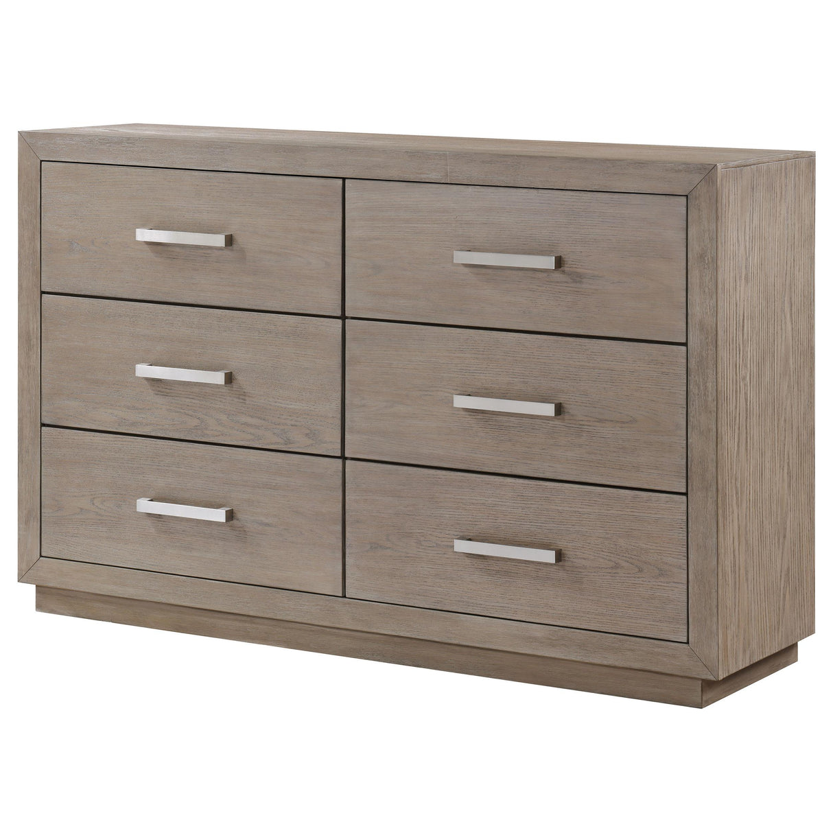 Kenora Barley Brown 6-Drawer Dresser from Coaster - Luna Furniture