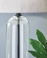 Kerrbrook Clear/Black Table Lamp from Ashley Furniture - Luna Furniture