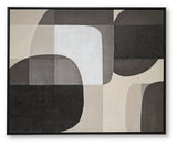 Kesleigh Black/White Wall Art from Ashley - Luna Furniture