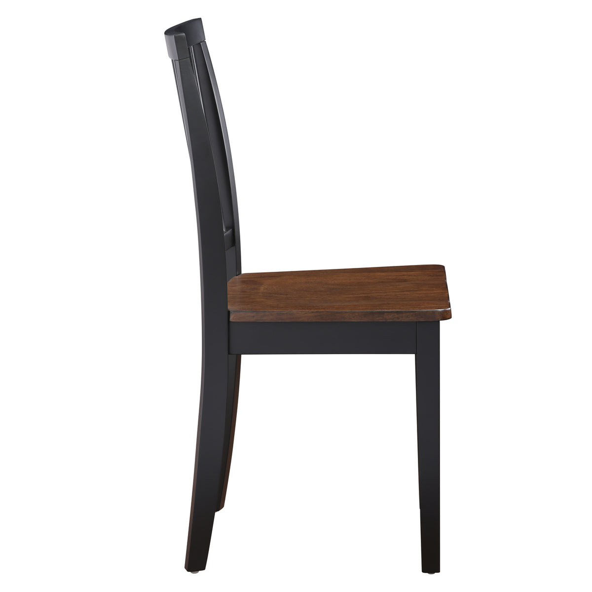 Joplin Walnut/Ebony Solid Wood Dining Chair, Set of 2 from Steve Silver - Luna Furniture