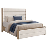 Theo Brown 4-Piece King Upholstered Bedroom Set from Steve Silver - Luna Furniture