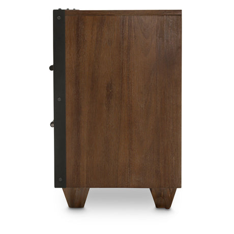 Brooklyn Walk Burnt Umber 2-drawer Nightstand from Michael Amini - Luna Furniture