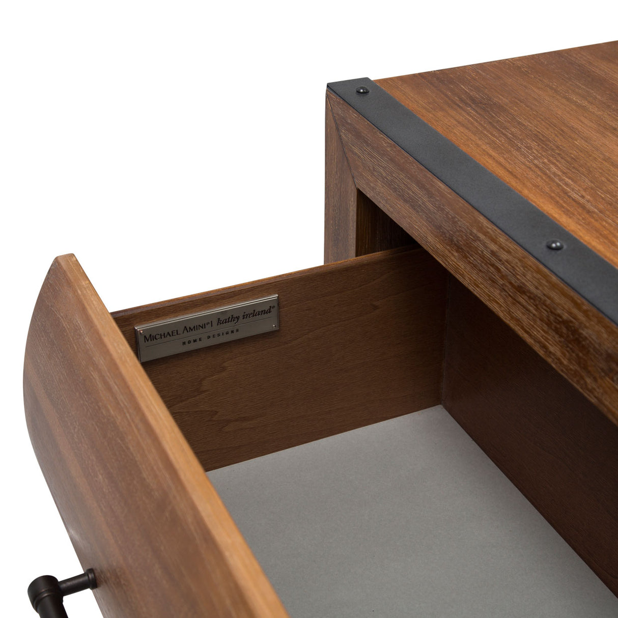 Brooklyn Walk Burnt Umber Dresser With Mirror from Michael Amini - Luna Furniture