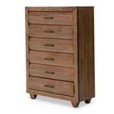 Brooklyn Walk Burnt Umber 6-drawer Vertical Chest from Michael Amini - Luna Furniture