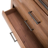 Brooklyn Walk Burnt Umber 6-drawer Vertical Chest from Michael Amini - Luna Furniture