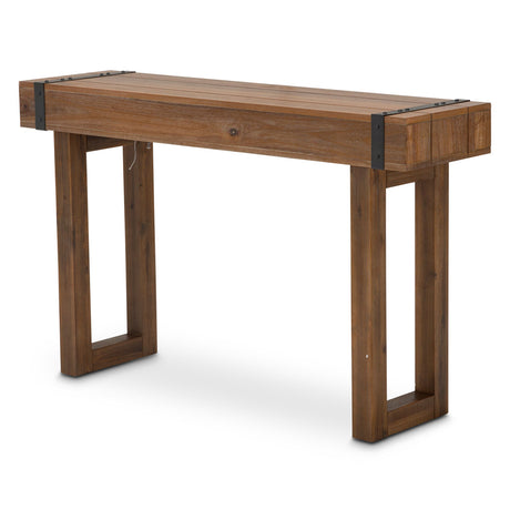 Brooklyn Walk Burnt Umber Console Table from Michael Amini - Luna Furniture