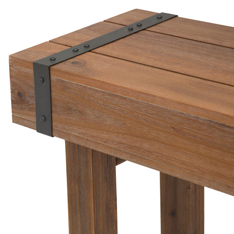 Brooklyn Walk Burnt Umber Console Table from Michael Amini - Luna Furniture