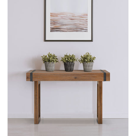 Brooklyn Walk Burnt Umber Console Table from Michael Amini - Luna Furniture