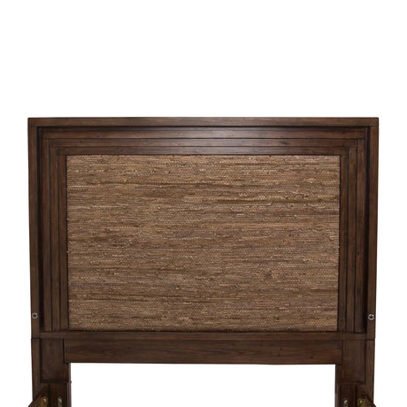 Carrollton Rustic Ranch Eastern King Panel Bed from Michael Amini - Luna Furniture