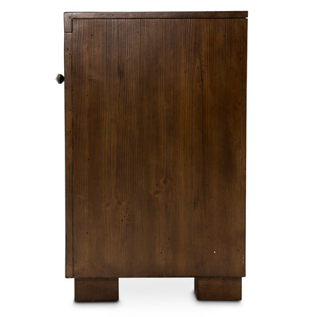 Carrollton Rustic Ranch 1-drawer Nightstand from Michael Amini - Luna Furniture