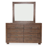 Carrollton Rustic Ranch Dresser With Mirror from Michael Amini - Luna Furniture