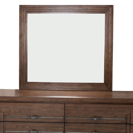 Carrollton Rustic Ranch Dresser With Mirror from Michael Amini - Luna Furniture