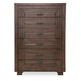 Carrollton Rustic Ranch 6-drawer Vertical Chest from Michael Amini - Luna Furniture