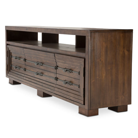 Carrollton Rustic Ranch Tv Console from Michael Amini - Luna Furniture