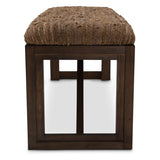 Carrollton Rustic Ranch Bench from Michael Amini - Luna Furniture