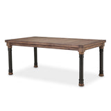 Crossings Reclaimed Barn Rectangular Dining Table from Michael Amini - Luna Furniture