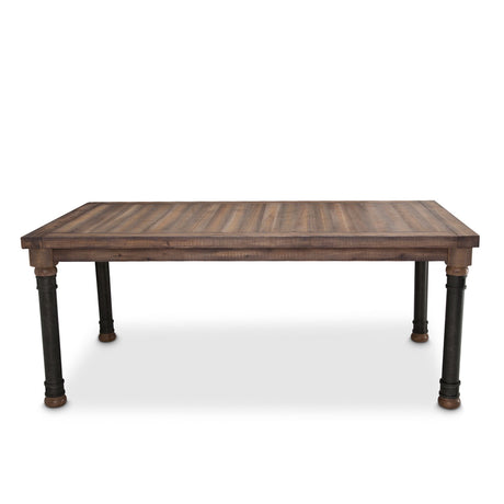 Crossings Reclaimed Barn Rectangular Dining Table from Michael Amini - Luna Furniture