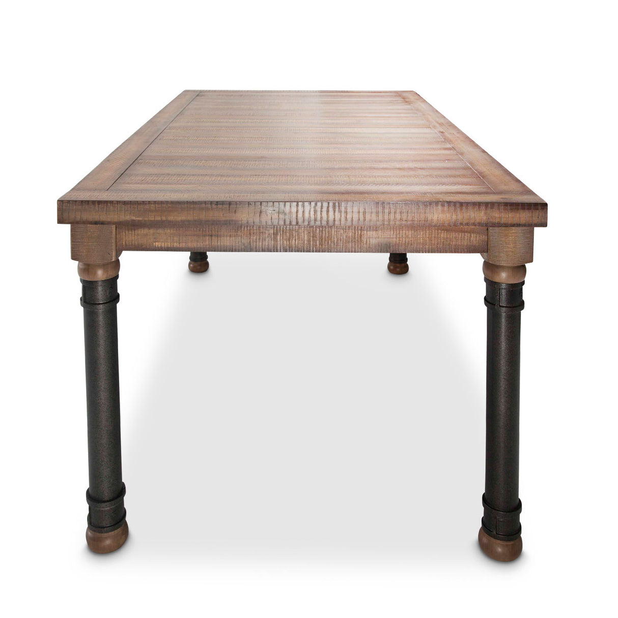 Crossings Reclaimed Barn Rectangular Dining Table from Michael Amini - Luna Furniture