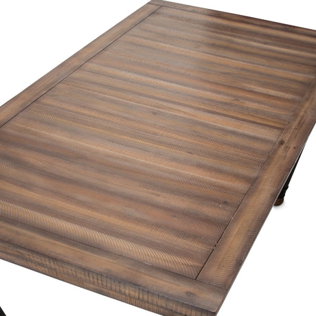 Crossings Reclaimed Barn Rectangular Dining Table from Michael Amini - Luna Furniture