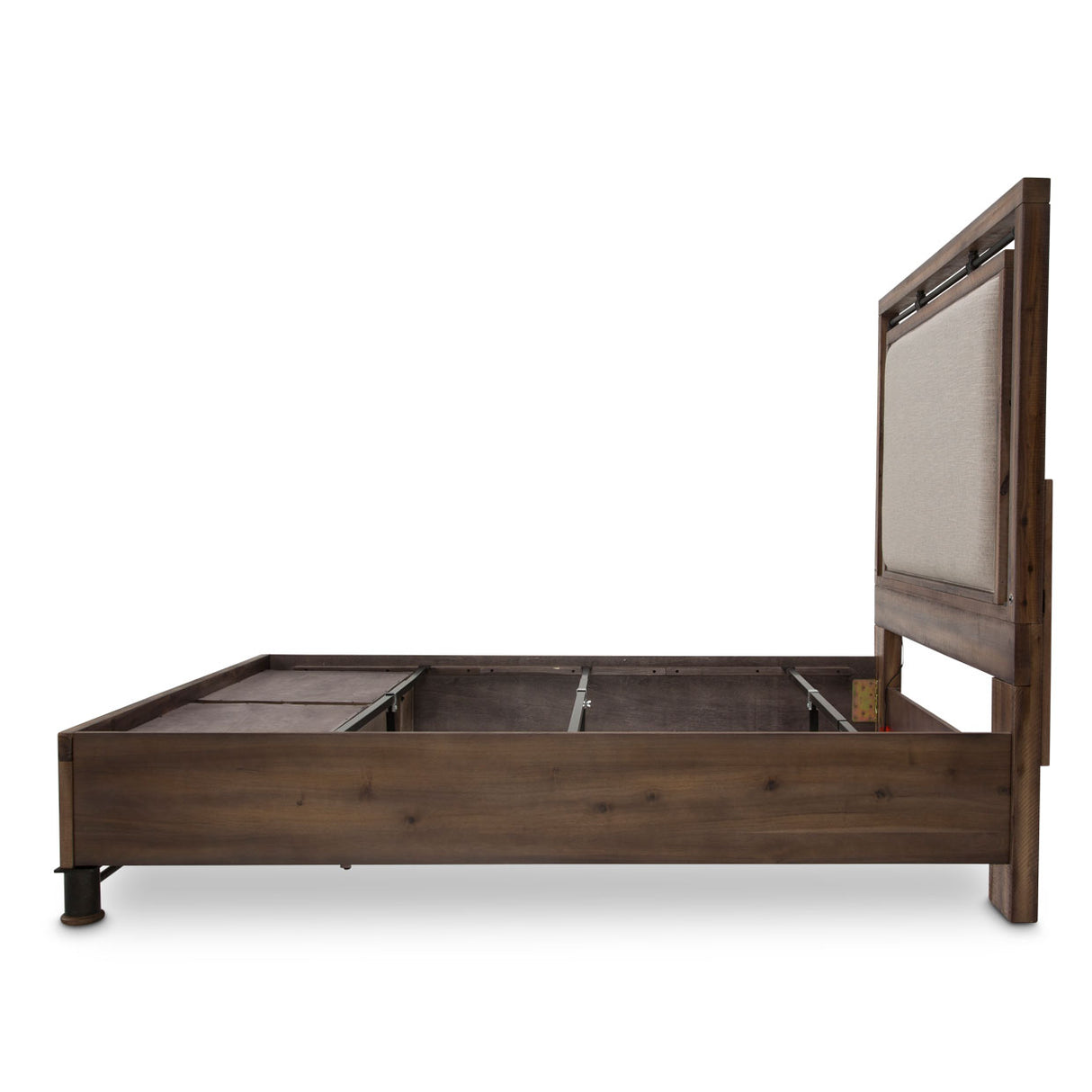 Crossings Reclaimed Barn Eastern King Panel Bed W/ Drawers from Michael Amini - Luna Furniture
