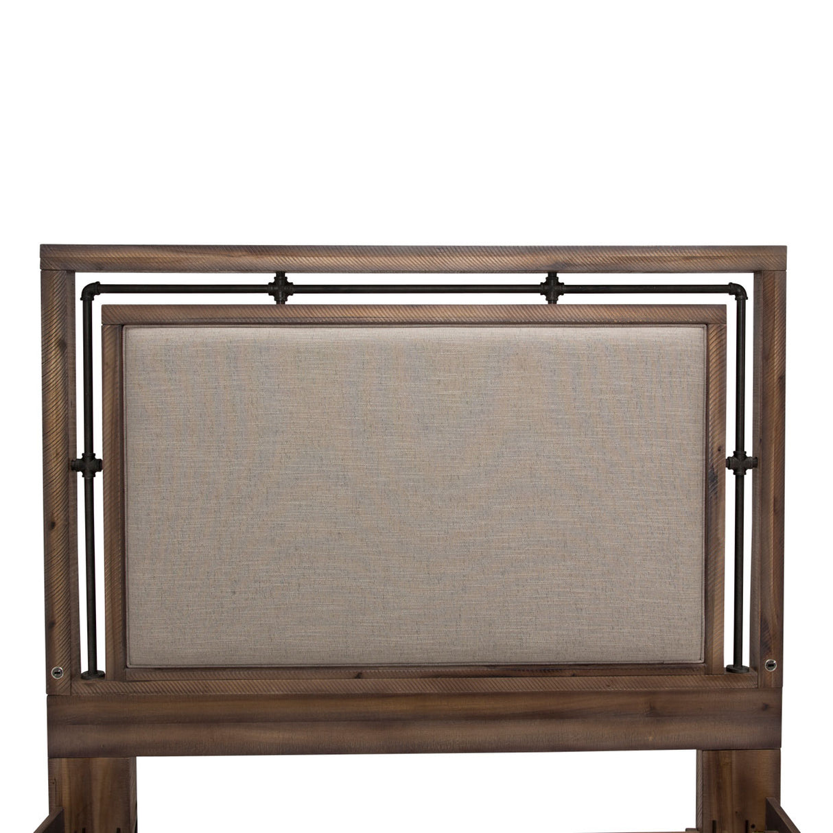 Crossings Reclaimed Barn Eastern King Panel Bed W/ Drawers from Michael Amini - Luna Furniture