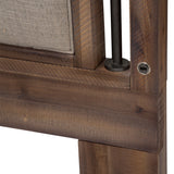 Crossings Reclaimed Barn Eastern King Panel Bed W/ Drawers from Michael Amini - Luna Furniture