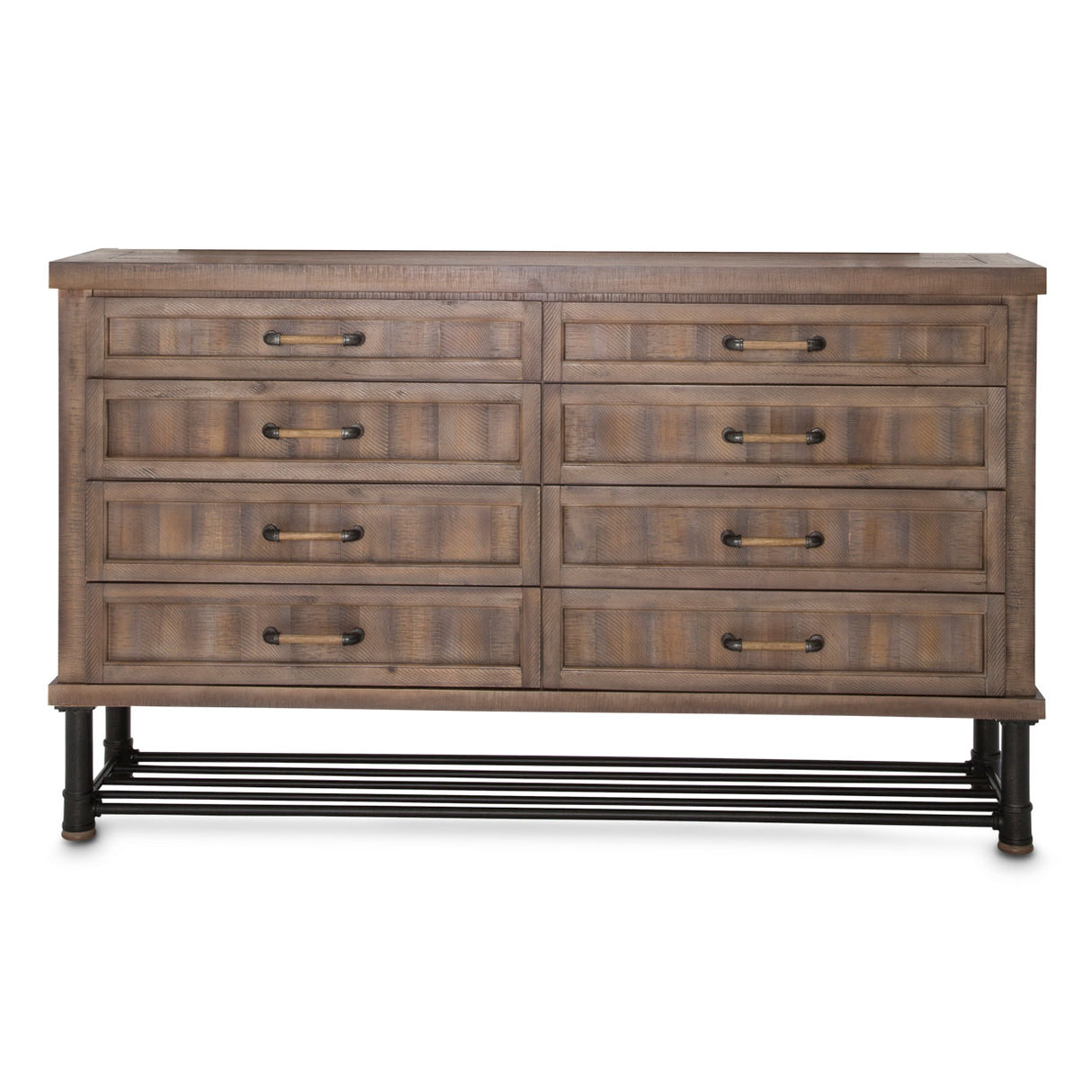 Crossings Reclaimed Barn Storage Console-dresser-sideboard-credenza from Michael Amini - Luna Furniture