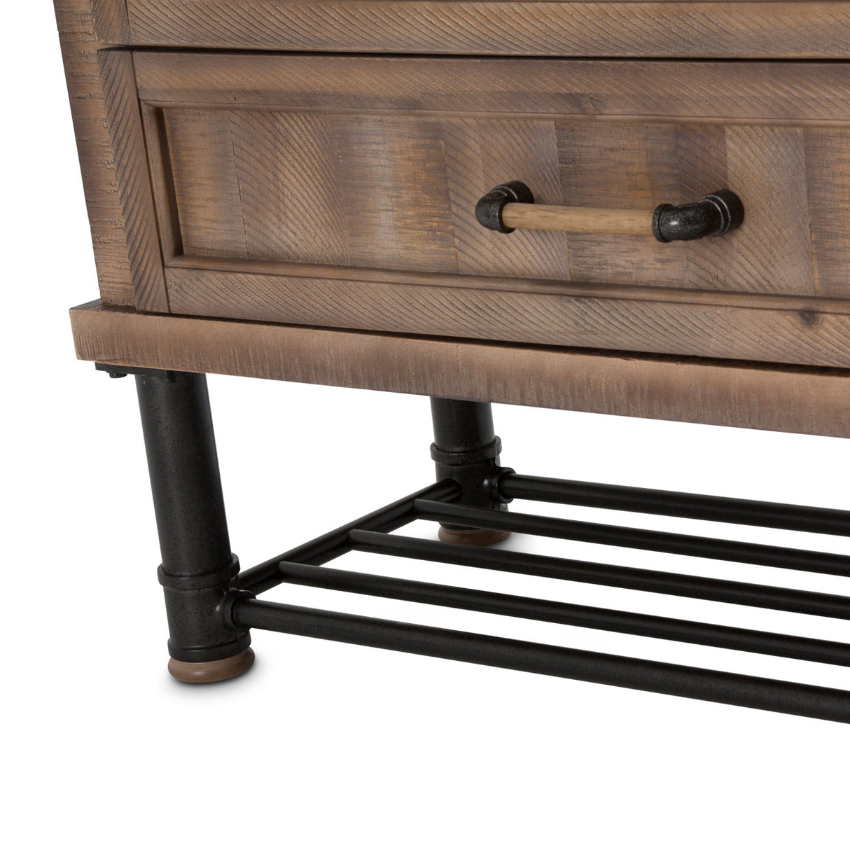 Crossings Reclaimed Barn Storage Console-dresser-sideboard-credenza from Michael Amini - Luna Furniture