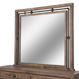 Crossings Reclaimed Barn Dresser Mirror from Michael Amini - Luna Furniture