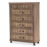 Crossings Reclaimed Barn 6 Drawer Vertical Storage Cabinets-chest Of Drawers from Michael Amini - Luna Furniture