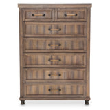 Crossings Reclaimed Barn 6 Drawer Vertical Storage Cabinets-chest Of Drawers from Michael Amini - Luna Furniture