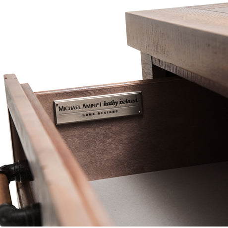 Crossings Reclaimed Barn 6 Drawer Vertical Storage Cabinets-chest Of Drawers from Michael Amini - Luna Furniture